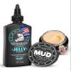 Bossman Jelly Beard Oil 4 oz + Mustache Wax for Men 1 oz Bundle | Natural, Organic, and Easy-to-Apply Styling Products  Made in the USA view 1