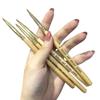 NATEFEMIN Durable Nail Brushes Nail Art Painting Drawing Wooden Handle Round Kolinsky Sable Hair Brush for Lady Women Accessory view 2