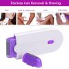 USB Rechargeable Painless Hair Removal Kit, Dual Use Women Hair Removal Tools, Touch Epilator Women, Induction Body Shaver for Bikini Legs (purple(US)) view 3