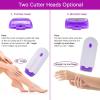 USB Rechargeable Painless Hair Removal Kit, Dual Use Women Hair Removal Tools, Touch Epilator Women, Induction Body Shaver for Bikini Legs (purple(US)) view 4