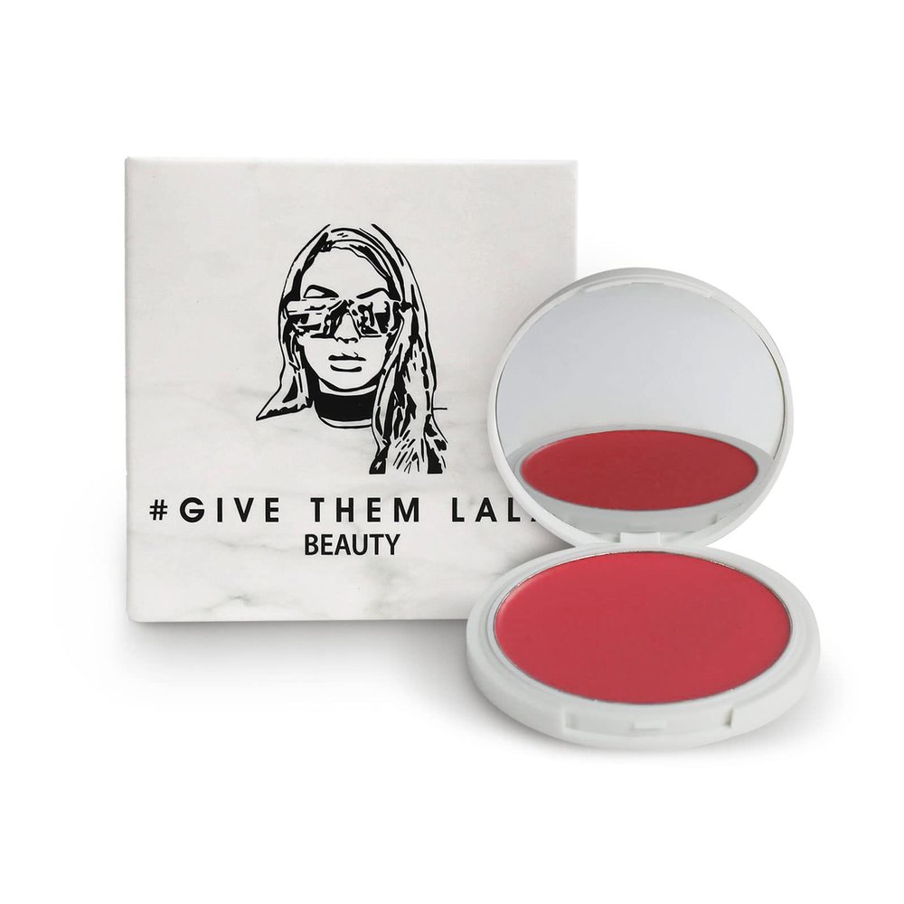 Berry Red Cream Blush, Im The Powerful One By Give Them Lala- Ultra-Blendable Cream Blush For Cheeks- Natural Creamy Makeup Blush- Cruelty-Free Pigmented Cheek Tint- Water & Sweat Resistant, 0.26oz