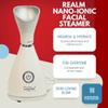 Realm Concept Market Nano Ionic Facial Steamer with Precise Temp Control - 30 Min Steam Time - Humidifier - Unclogs Pores - Blackheads - Spa Quality view 3
