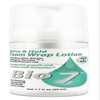 Bio 7 Shine & Hold Foam Wrap Lotion 1.7 Fl Oz (Pack of 3)