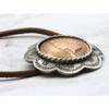 Indian Cent Pewter Blossom Western Style Hair Band view 2