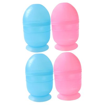 FOMIYES 4pcs Hair Dyeing Shaker Bowls Mixing Cups Measuring Scale for Salon and Hair Coloring Sturdy Material