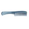 Pegasus MICOLOR 501, 9in Hard Rubber Handle Comb, Handmade, Seamless, Smooth Edges, Anti Static, Heat and Chemically Resistant, Wet Hair, Everyday Grooming Comb | Peines de goma dura - Blue view 3