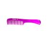 Pegasus MICOLOR 501, 9in Hard Rubber Handle Comb, Handmade, Seamless, Smooth Edges, Anti Static, Heat and Chemically Resistant, Wet Hair, Everyday Grooming Comb | Peines de goma dura - Pink view 1