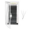 NAGARAKU W Eyelash Extension 3D Volume Premade Fan 0.07mm L curl 8-15mm mix Faux Mink Matte Black Cluster Easy Fanning yy Eye Lashes view 1