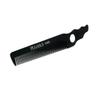 Pegasus 518B, 8in Hard Rubber Course Tooth Barber Clipper Comb, Handmade, Seamless, Smooth Edges, Anti Static, Heat and Chemically Resistant Comb | Peines de goma dura - Black view 2