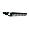 Pegasus 518B, 8in Hard Rubber Course Tooth Barber Clipper Comb, Handmade, Seamless, Smooth Edges, Anti Static, Heat and Chemically Resistant Comb | Peines de goma dura - Black view 3