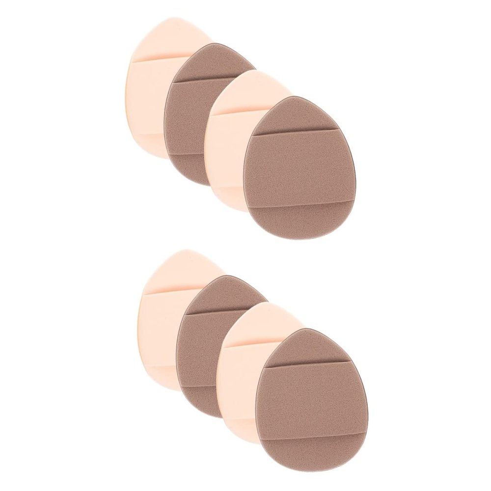Beavorty 8pcs Mini Double-sided Powder Puff Makeup Sponge for Concealer Foundation and Cushion Application Soft Gentle for All Skin Types