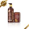 MAKARI Exclusive Skin Care 2-Piece Gift Set | Self-Care Kit with Body Milk Lotion with Organiclarine & Exfoliating Soap | Beauty Gift Set for Women with Free Makeup Bag view 1