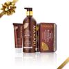 MAKARI Exclusive 3-Piece Skincare Gift Set | Exfoliating Soap, Body Milk & Face Cream with Organiclarine | Botanical Self-Care Kit for All Skin Types view 1
