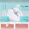 2 in 1 Diamond Micro der-ma-bra-sion Machine, Yofuly 0-68cmHg Suction Power Professional Diamond Glow Facial Machine with Spray Kit, Facial Skin Care Equipment for Home Use view 2