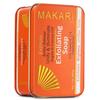 MAKARI Extreme Argan & Carrot Seed Oil Skin Toning 2-Piece Gift Set | Exfoliating Soap & Tone-Boosting Body Lotion | Botanical Self-Care Kit with Free Makeup Bag view 3