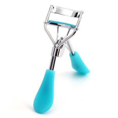 AKAZI Eyelash Curlers, Eyelash Curler with Plastic Handle, Pink, for People with Too Straight Eyelashes Blue