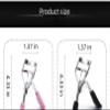AKAZI Eyelash Curlers, Eyelash Curler with Plastic Handle, Pink, for People with Too Straight Eyelashes Green view 2