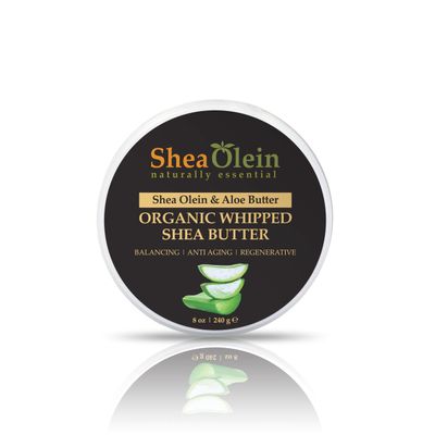Just Essence Shea Olein & Aloe Butter Organic Whipped Shea Butter - 8oz