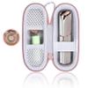 co2CREA Hard Case and Replacement Head Compatible with Finishing Touch Flawless Facial Hair Remover Electric Face Razor for Women (White Case + Replacement Head) view 1