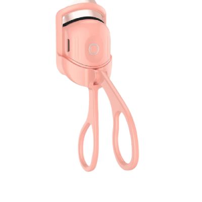 AKAZI Heated Eyelash Curlers, Electric Eyelash Curler, 2 Position Temperature Control, Long Lasting Styling, White. Pink
