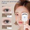 AKAZI Heated Eyelash Curlers, Electric Eyelash Curler, 2 Position Temperature Control, Long Lasting Styling, White. Pink view 2