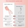 AKAZI Heated Eyelash Curlers, Electric Eyelash Curler, 2 Position Temperature Control, Long Lasting Styling, White. Pink view 4