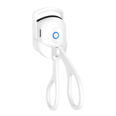 AKAZI Heated Eyelash Curlers, Electric Eyelash Curler, 2 Position Temperature Control, Long Lasting Styling, White. White