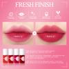bayfree Lip Tint Stain Set, Korean Water Tint Lightweight Non-sticky, Waterproof Long Lasting Liquid Blush & Lip Stain, Transfer-Proof, Matte Finish Lip Color Makeup (fruit farm) view 3