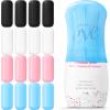 16 Pack Silicone Bottle Cover,Travel Essential for Women Men,Cruise Ship Essentials 2025,Beach Vacation Essentials,Travel Size Toiletries,Airplane Travels Accessories Elastic Sleeves for Leak Proofing view 1