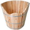 Pedicure Foot Soak Tub Wooden Barrels Pedicure Basin 26cm Foot Tub Pedicure Basin Wood Foot Basin Wooden Sauna Bucket Wooden Spa Basin Wood Foot Bath Barrel Made Bath Bucket Wood Foot Basin Spa Massag view 1