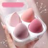 4 Pcs Gourd Water Drop Beauty Egg Set Puff Makeup Egg Cushion Cosmetic Sponge Puff Beauty Tool Set view 3