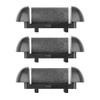 3 Pack Electric Callus Remover Refill Black, Same Rough Replacement Rollers Professional Feet Care Grinding Heads (3pcs Fine/Light Coarse) view 1