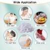 YGQQOY Shower Caps, 200PCS Large Thick Disposable Shower Caps, Bowl Covers, Clear Plastic Wrap for Women, Bath Caps for Hair Treatment view 4