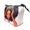 BDAWQUG Black Women Afro Melanin Art Makeup Bag Travel Cosmetic Pouch 2 Pieces Waterproof Toiletry Bag Accessories Organizer for Women view 2