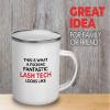 Flairy Land Appreciation Camper Mug 12oz - Funtastick Lash Tech Looks - Funny Work Promotion Gift Lash Tech Girly Mascara Eyelashes Makeup Lover Esthetician view 2