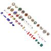Vomeko nail art supplies 24 grid rhinestones for DIY nail art decoration, perfect nail art accessories for home and salon use G ems and stones for nail art. view 3
