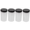 Alipis 4pcs Brush Washer Bottle for Nail Art and Painting Multi-Functional Removable for Maintenance Groove Design view 1