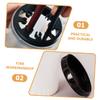 Alipis 4pcs Brush Washer Bottle for Nail Art and Painting Multi-Functional Removable for Maintenance Groove Design view 2