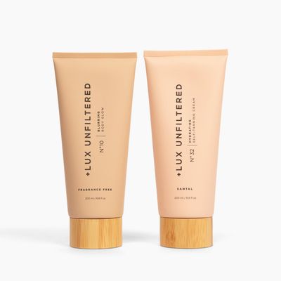 + Lux Unfiltered Summer Skin Set with N32 Gradual Hydrating Self Tanner in Santal and N10 Blurring Body Glow