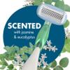 BIC Soleil 5 Escape Scented Women's Disposable Razors, 5 Blades, Comfortable Shave, Jasmine & Eucalyptus Scented Handle Shaving Razors for Women, 2 Count view 3