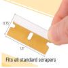 Bates Choise - Single Edge Razor Blades, 50 Pack, Gold view 3