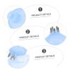 GLEAVI 3 Pcs Roller Applicator Massage Roller Ball for Hair Essential Oil for Hair Scalp Serum Bottle Empty Bottle Applicator Scalp Comb Care Tool view 3