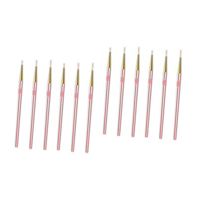 FRCOLOR 12pcs Nail Art Liner Pens Portable Nail Painting Tools for Unique Designs Easy to Use for Art and Decor