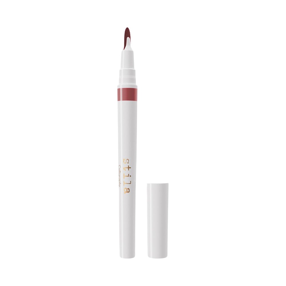 stila Calligraphy Lip Stain | Long-Lasting Tint, Moisturizing, Transfer-Proof, Lightweight, Sheer Buildable Color, Fades to a Natural Wash of Color | Hedy, 22 Fl. Oz.