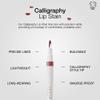 stila Calligraphy Lip Stain | Long-Lasting Tint, Moisturizing, Transfer-Proof, Lightweight, Sheer Buildable Color, Fades to a Natural Wash of Color | Hedy, 22 Fl. Oz. view 3