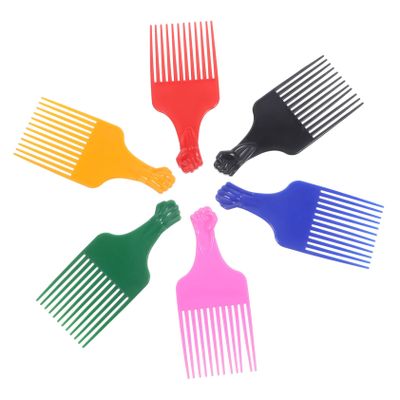 Beavorty 6pcs Wide Flat Hair Combs for Beard and Hairdressing Smooth for Coarse Fine Thick and Thin for Daily Use Home Salon