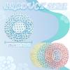 18Pcs Plastic Shower Caps for Women Reusable Waterproof Bath Caps Bathing Hair Cap Shower Caps for Shower,Spa,Salon,Housework,Girls,Home,Travel (Pink+Blue+Green) view 2