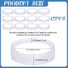 Yunlly 12 Pcs White Headband for Tie Dye Party Supplies Cotton Headbands Scrunchies for Women Tie Dye Elastic Head Bands Stretchy Non Slip White Head Wrap Holder DIY Accessories view 2