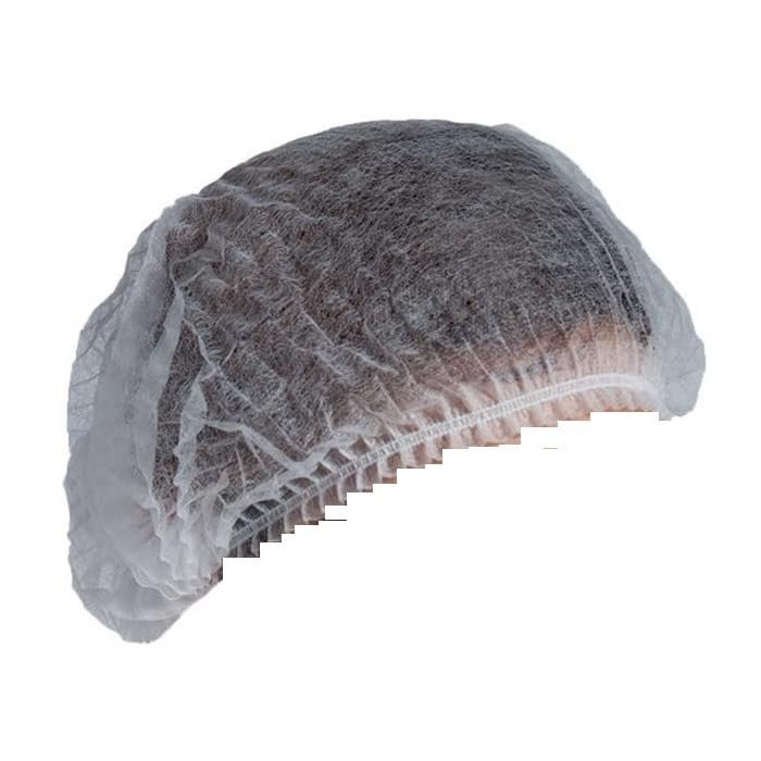 Disposable Hair Net Non-Woven Head Bouffant, Kitch 100 net