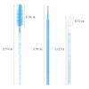 300 PCS Eyelash Extension Supplies Kit Disposable Micro Swab Brush Eyebrow Spoolies Lip Stick Brush Mascara Wand Applicator Makeup Brush Tool(Blue Sets) view 2